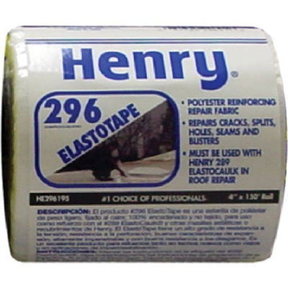 Henry HE296195 Repair Fabric Polyester 4" X 150' — Residential Use, Standard Application