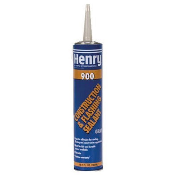 Henry Flashing Cement Roof Sealant - Construction Sealant - 10.1 oz Gray