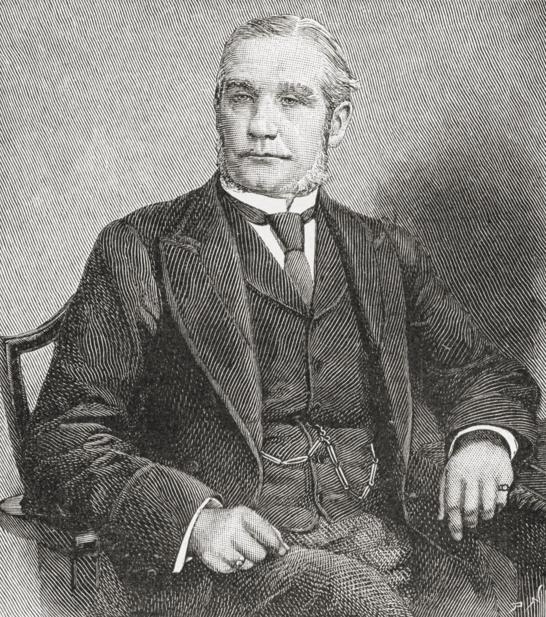 Henry Hartley Fowler 1St Viscount Wolverhampton 1830 Canvas Art - Ken Welsh Design Pics (14 x 16)
