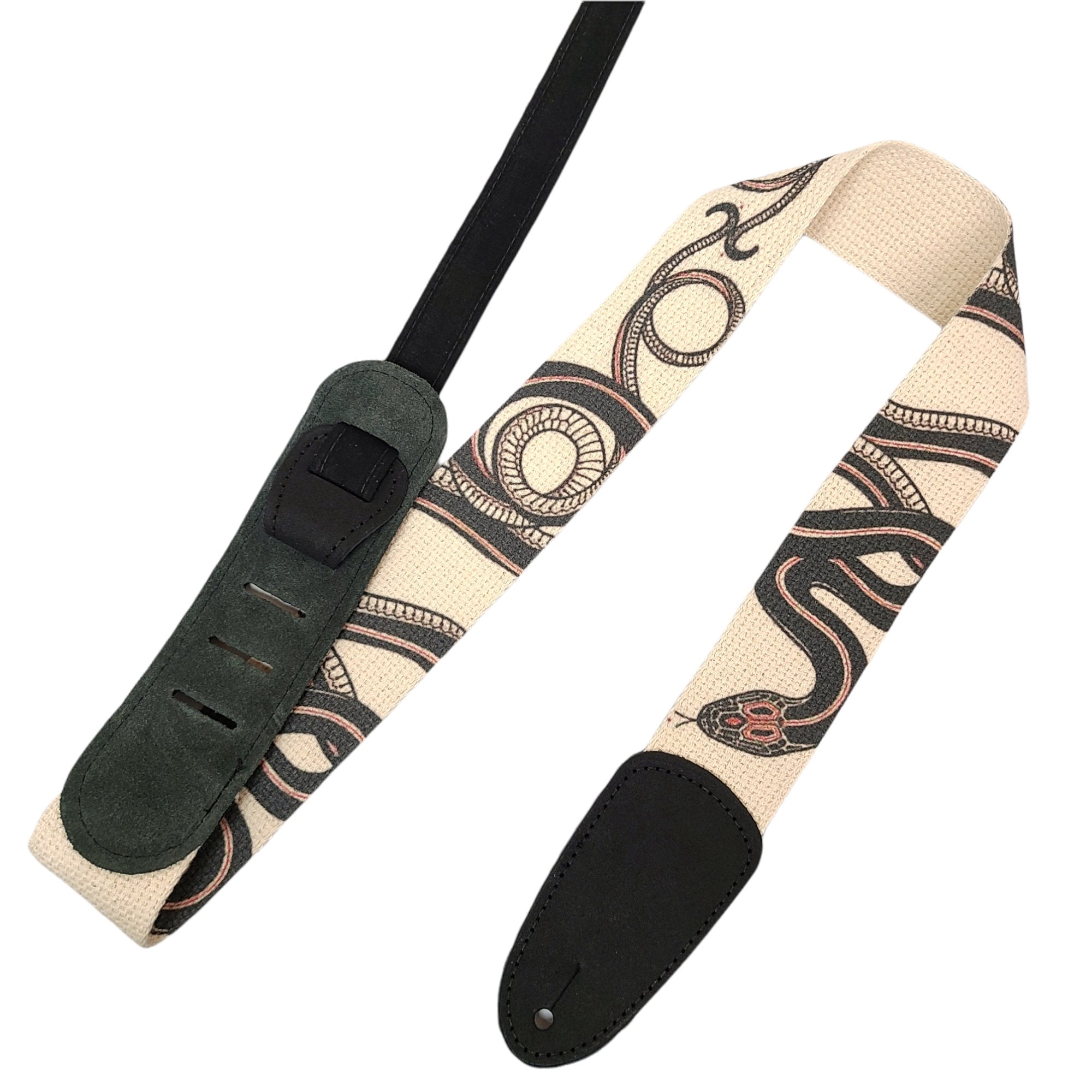 Henry Heller David Hale Print Series Guitar Strap Snake Design