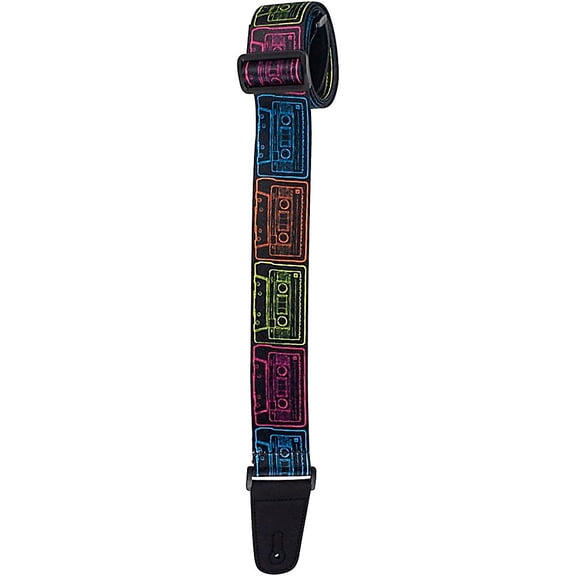 Henry Heller Nylon Series Artist Sublimation Cassettes Guitar Strap