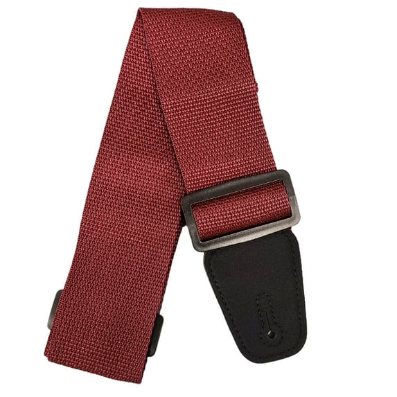 Henry Heller Guitar Strap Burgundy Nylon 2 Inch Wide HPOLM Electric Acoustic