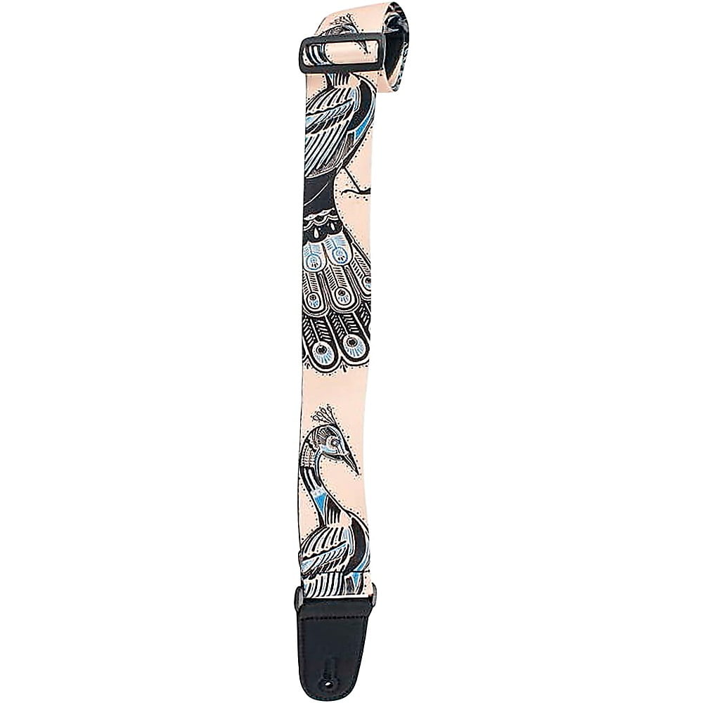 Henry Heller Guitar Strap - David Hale Peacock Tattoo
