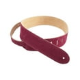 thumbnail image 1 of Henry Heller HBS2 2 in. Super Soft Suede Guitar Strap - Burgundy, 1 of 1