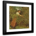 thumbnail image 1 of Henry Herbert La Thangue 20x23 Black Modern Framed Museum Art Print Titled - Sussex Apples, 1 of 5
