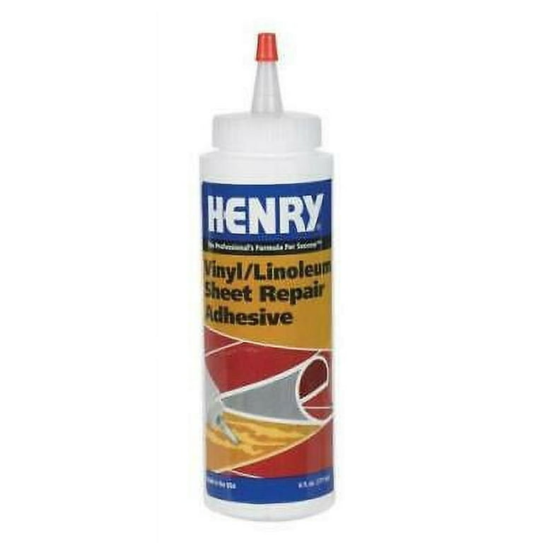 Henry High Strength Liquid Vinyl & Linoleum Repair Adhesive 6 oz. for  Floors (Pack of 4) 