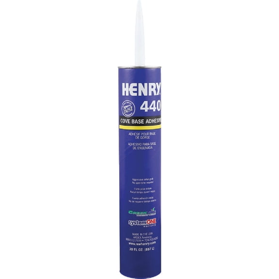 Henry High Strength Paste Cove Base Adhesives 30 oz.
