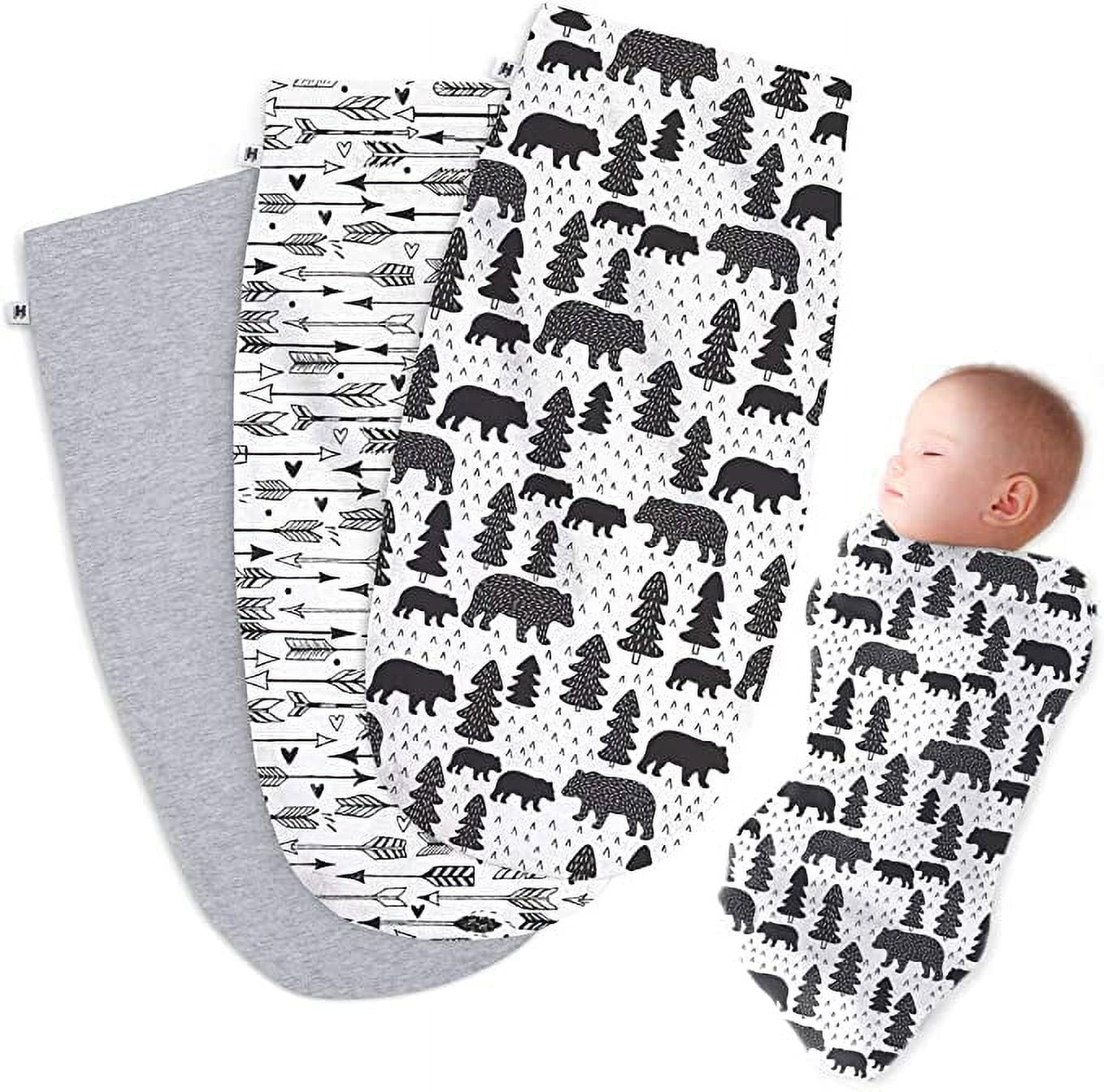 Henry Hunter Baby Swaddle Blanket for Newborns 0-3 Months, Pack of