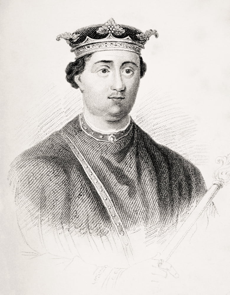 Henry Ii 1133-1189 King Of England From Old Englands Worthies By Lord Brougham And Others Published London Circa 1880s Canvas Art - Ken Welsh Design Pics (12 x 16)