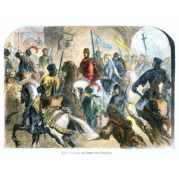 Henry Ii & Eleanor 1154. Nthe Entry Of King Henry Ii And His Queen Eleanor Of Aquitaine Into