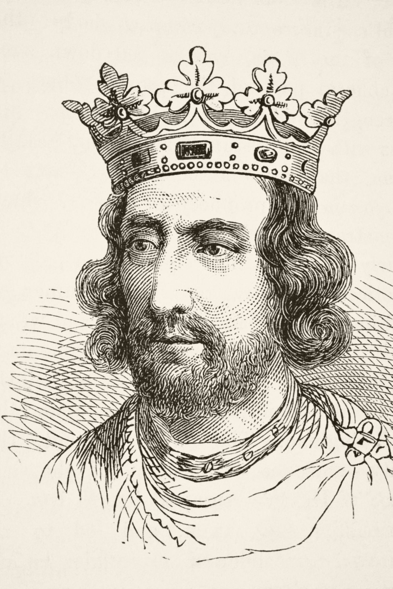 Henry Iii Of England 1207 To 1272 From The National And Domestic History Of England By William Aubrey Published London Circa 1890 Canvas Art - Ken Welsh Design Pics (11 x 17)