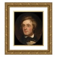 thumbnail image 1 of Henry Inman 12x14 Gold Ornate Wood Frame and Double Matted Museum Art Print Titled - Daniel Huntington (1842), 1 of 4