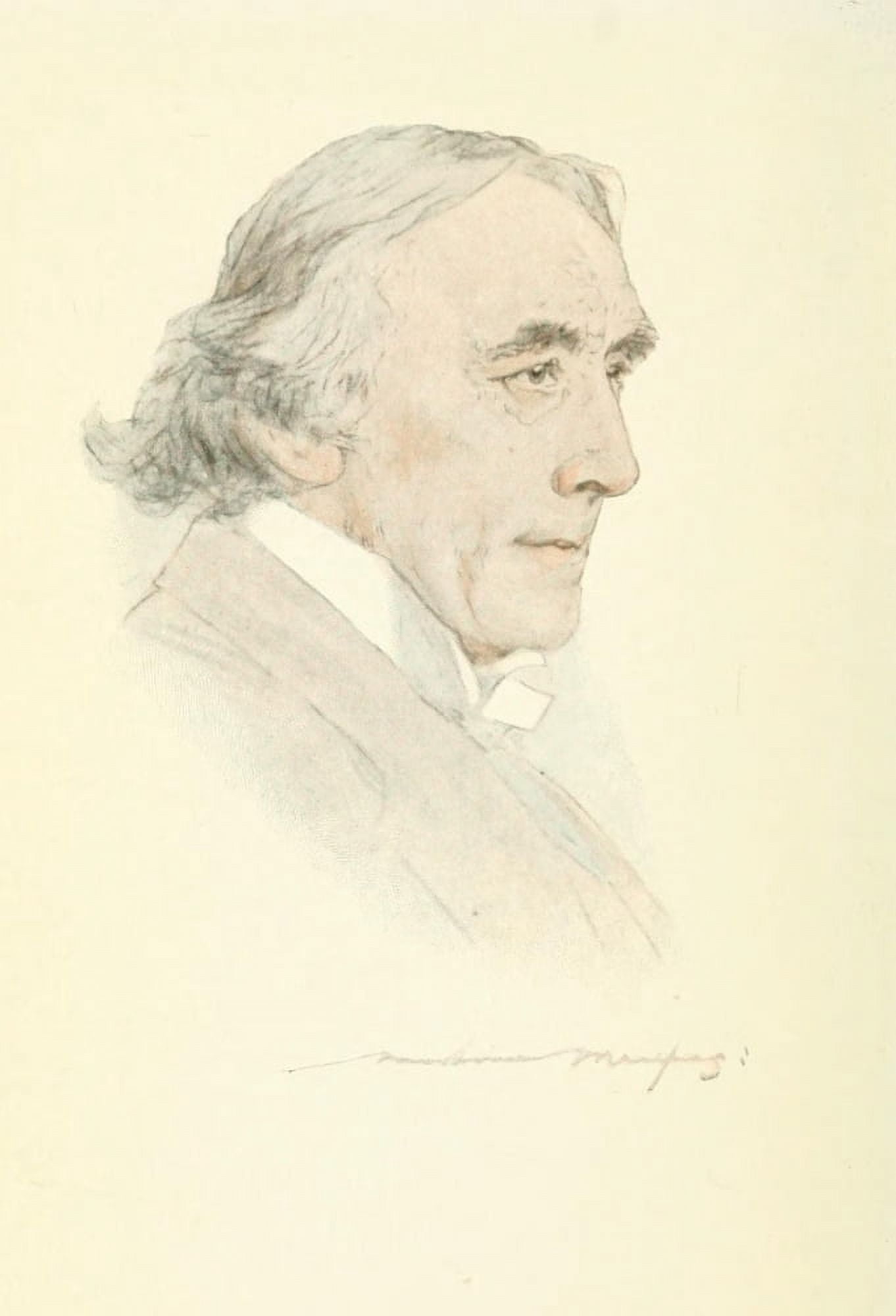 Henry Irving 1906 Portrait 3 Canvas Art - Mortimer Menpes (24 x 36)