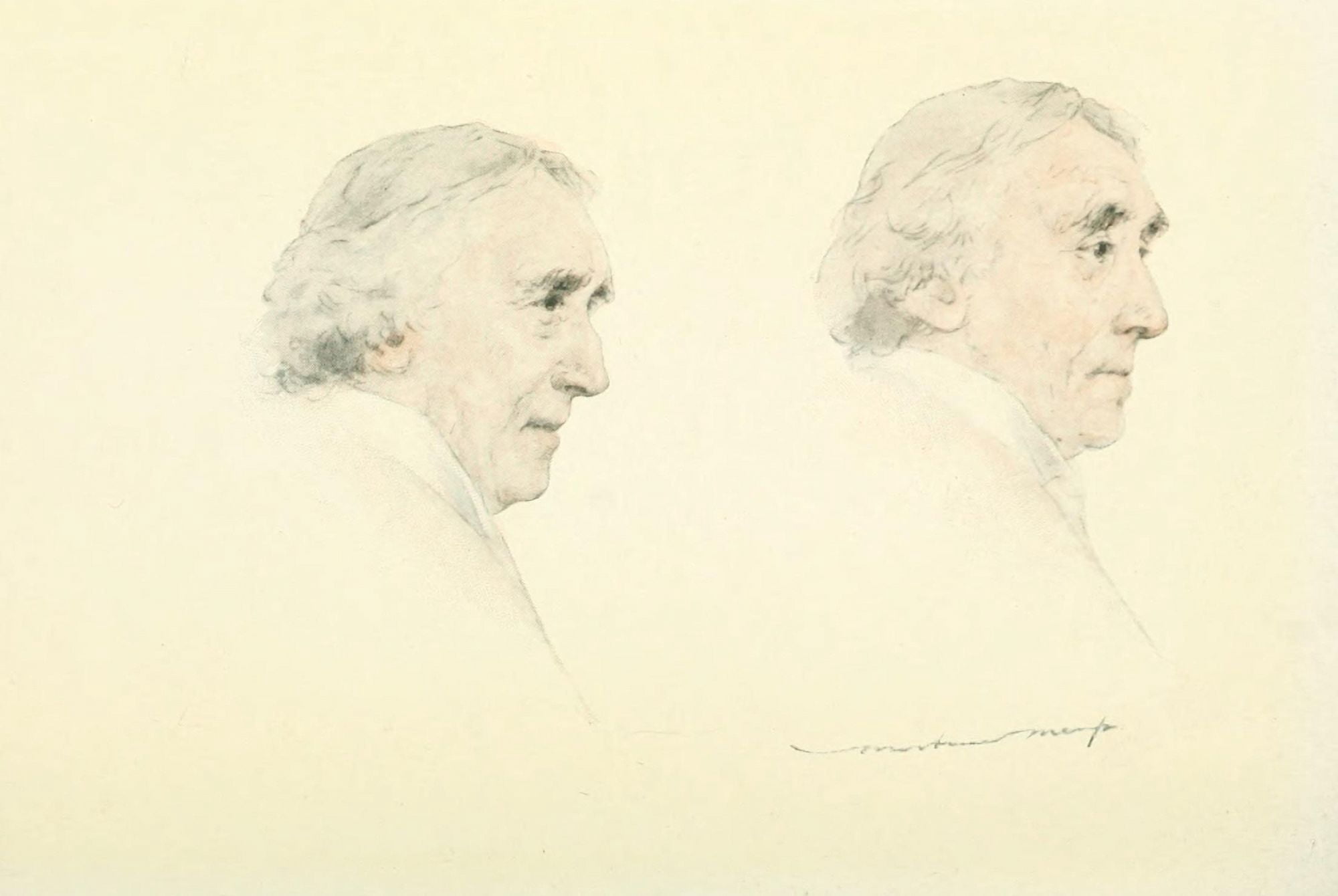 Henry Irving 1906 Portrait 6 Canvas Art - Mortimer Menpes (24 x 36)