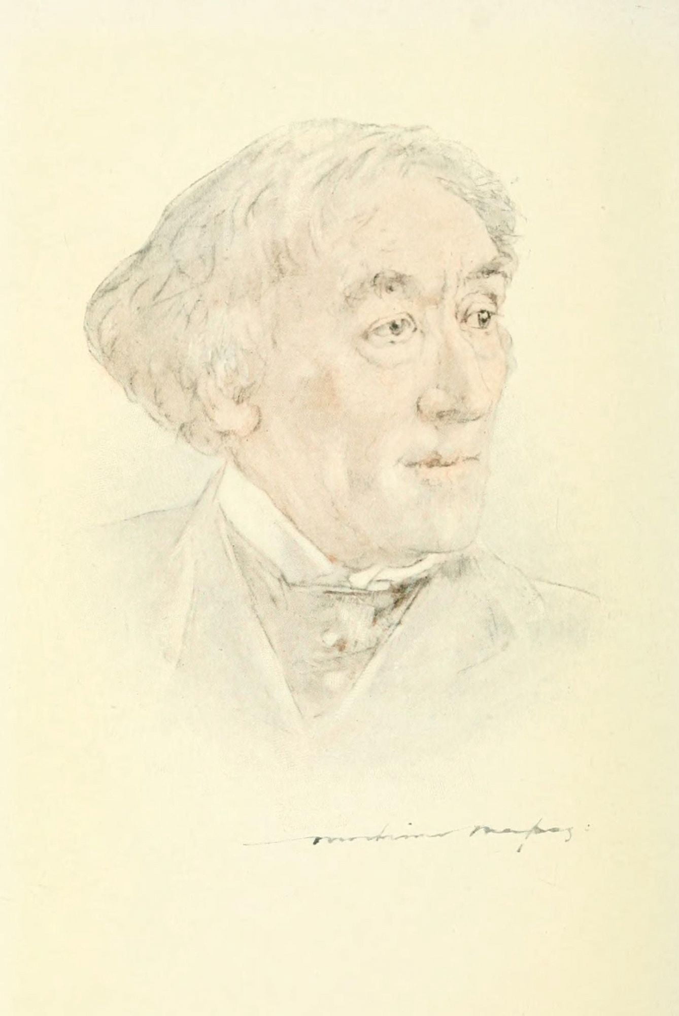 Henry Irving 1906 Portrait 8 Canvas Art - Mortimer Menpes (24 x 36)