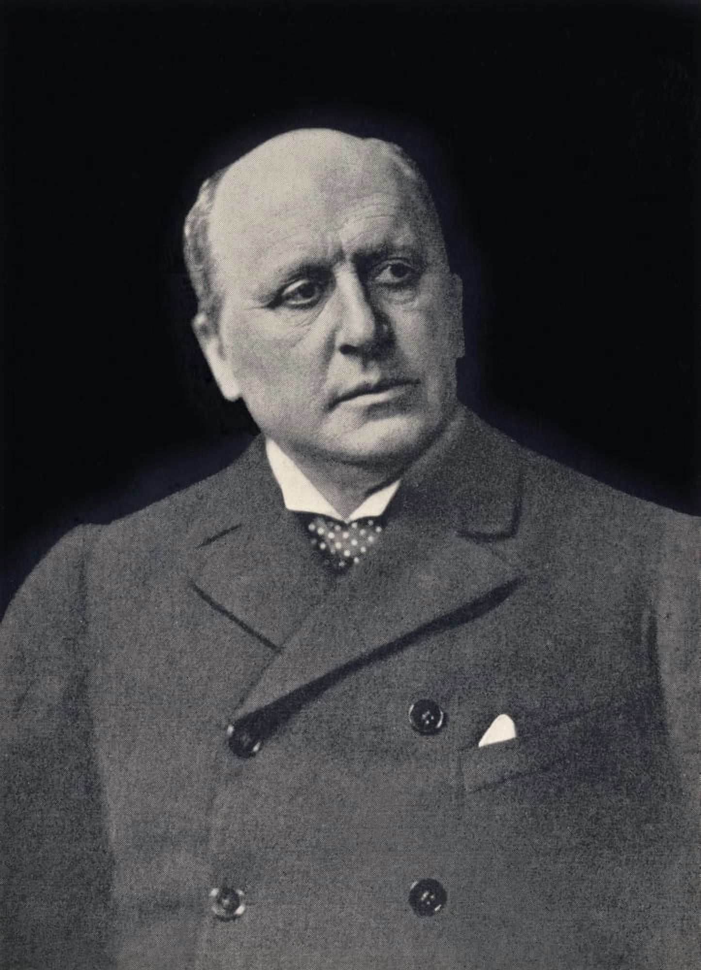 Henry James 1843 - 1916 American Born Author From A Few More Memories By Mary Anderson De Navarro Published London 1936 Canvas Art - Ken Welsh Design Pics (24 x 34)