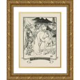 thumbnail image 1 of Henry Justice Ford 12x14 Gold Ornate Wood Frame and Double Matted Museum Art Print Titled - The Enchanted Knife (1906), 1 of 4