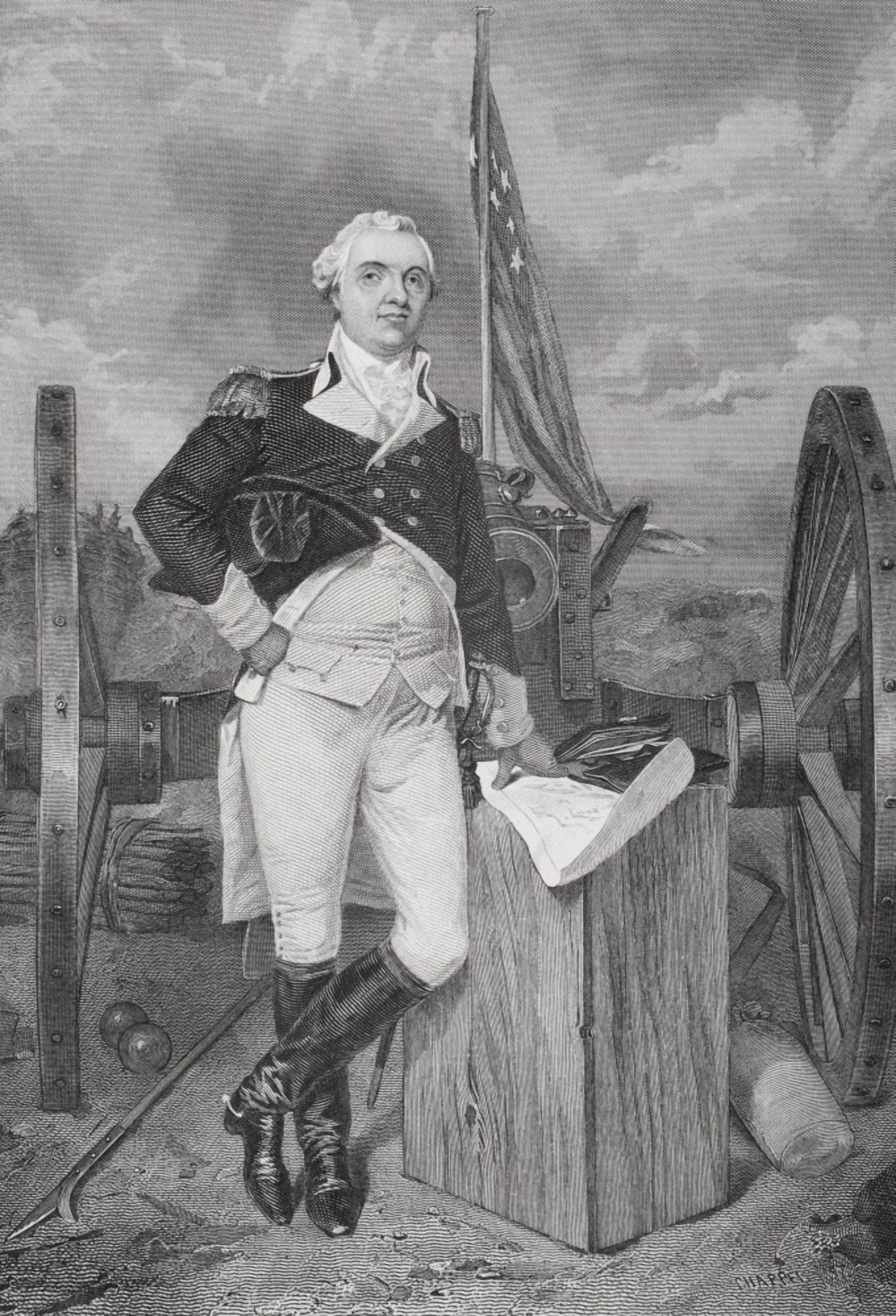 Henry Knox 1759-1806 American Revolutionary Officer And First US Secretary Of War From 1789 To 1795 From Painting By Alonzo Chappel Canvas Art - Ken Welsh Design Pics (12 x 17)