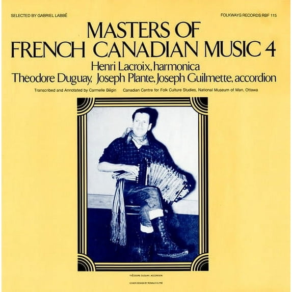 Henry Lacroix - Masters of French-Canadian Music, Vol. 4 - World / Reggae - CD