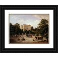 thumbnail image 1 of Henry Lewis 24x19 Black Ornate Framed Double Matted Museum Art Print Titled: A Street in Saint Louis (1863), 1 of 5