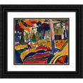 thumbnail image 1 of Henry Lyman Saÿen 17x15 Black Ornate Wood Framed Double Matted Museum Art Print Titled - Garden (ca. 1915), 1 of 5