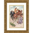 thumbnail image 1 of Henry Matthew Brock 11x14 Gold Ornate Wood Frame and Double Matted Museum Art Print Titled - And This was How the Sisters Met (1923), 1 of 4