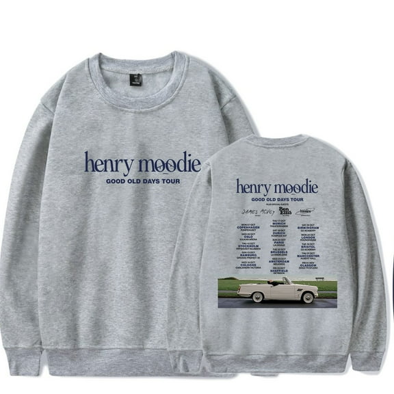 Henry Moodie Good Old Days Tour Crewneck Sweatshirt Unisex Fashion Long Sleeve Top