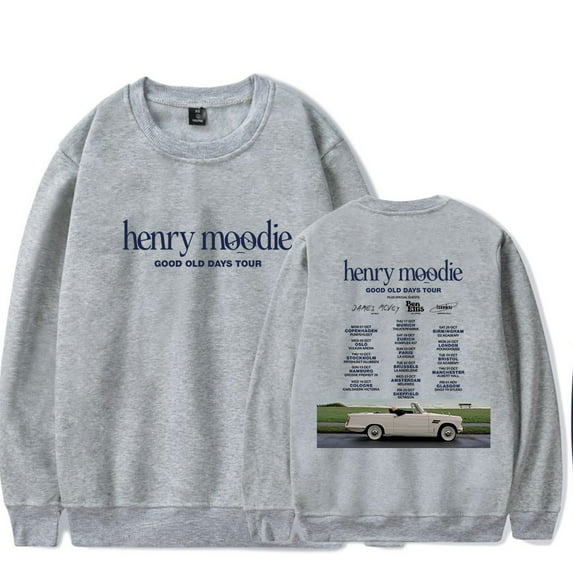 Henry Moodie Good Old Days Tour Crewneck Sweatshirt Unisex Fashion Long Sleeve Top