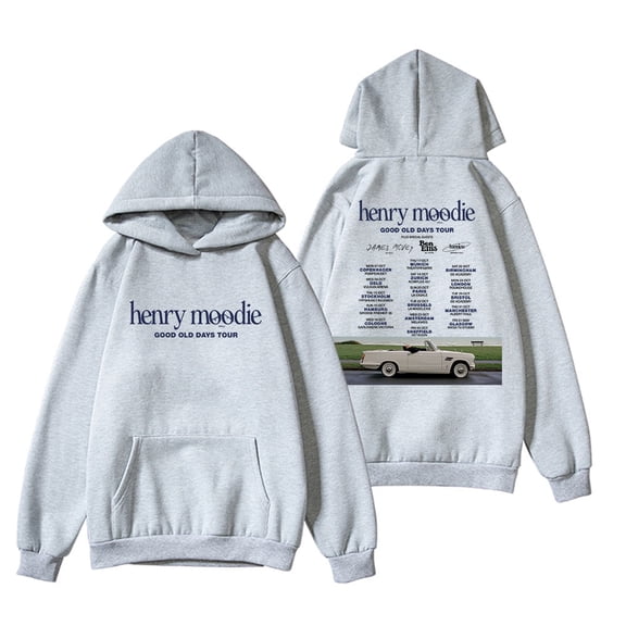 Henry Moodie Good Old Days Tour Hoodie Unisex Fashion Casual Long Sleeve Sweatshirt