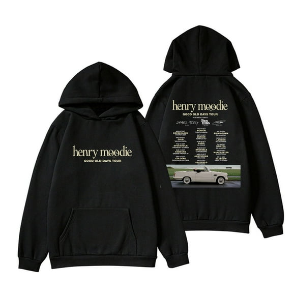 Henry Moodie Good Old Days Tour Hoodie Unisex Fashion Casual Long Sleeve Sweatshirt