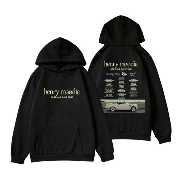 Henry Moodie Good Old Days Tour Hoodie Unisex Fashion Casual Long Sleeve Sweatshirt