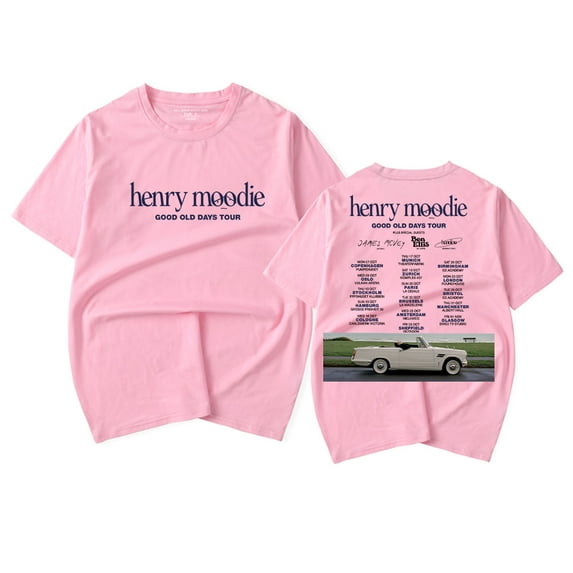 Henry Moodie Good Old Days Tour T-shirt Women Men Casual Fashion Short Sleeve Tee