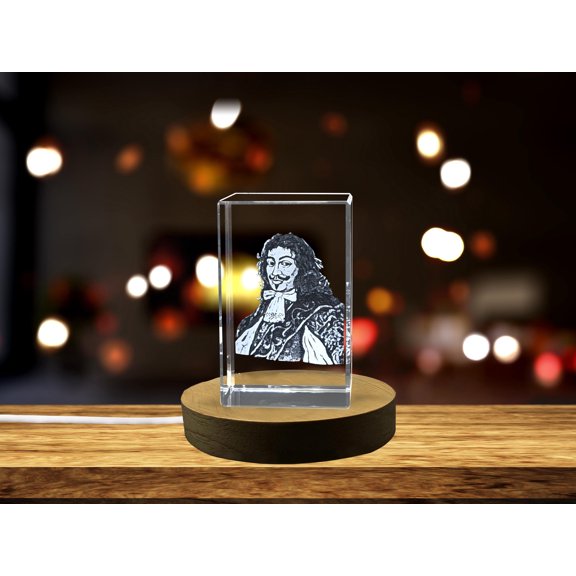 Henry Morgan 3D Engraved Crystal - Embody the Ruthlessness of the Privateer