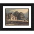 thumbnail image 1 of Henry Morton 18x14 Black Ornate Wood Framed Double Matted Museum Art Print Titled - Old Buildings at Hastings (After 1819), 1 of 5