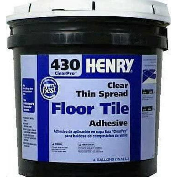 Henry No.430 Floor Tile Adhesive Beige Tub 4 Gl