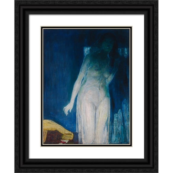 Henry Ossawa Tanner 19x24 Black Ornate Framed Double Matted Museum Art Print Titled: Salome (ca. 1900)