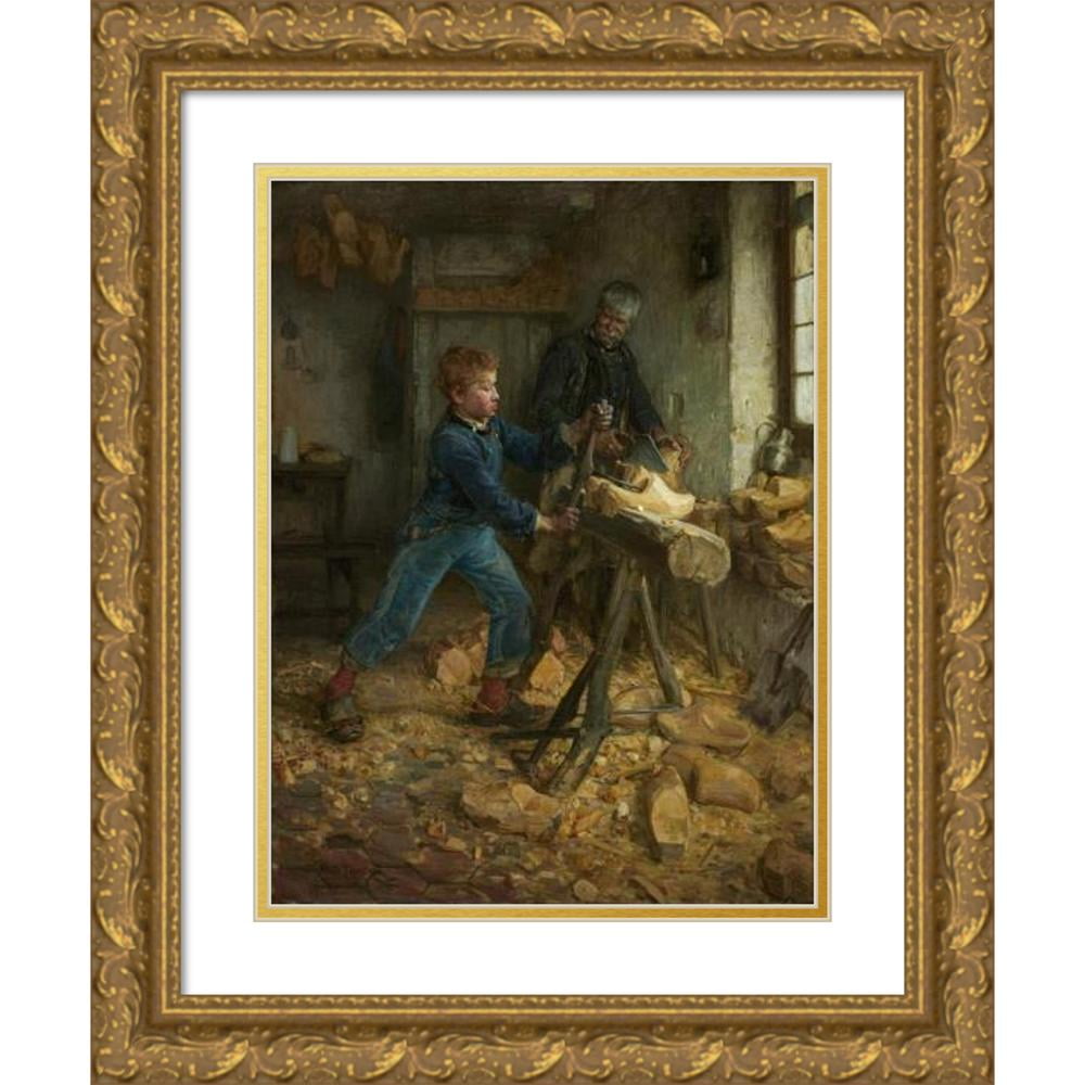 Henry Ossawa Tanner 11x14 Black Ornate Wood Framed Double Matted