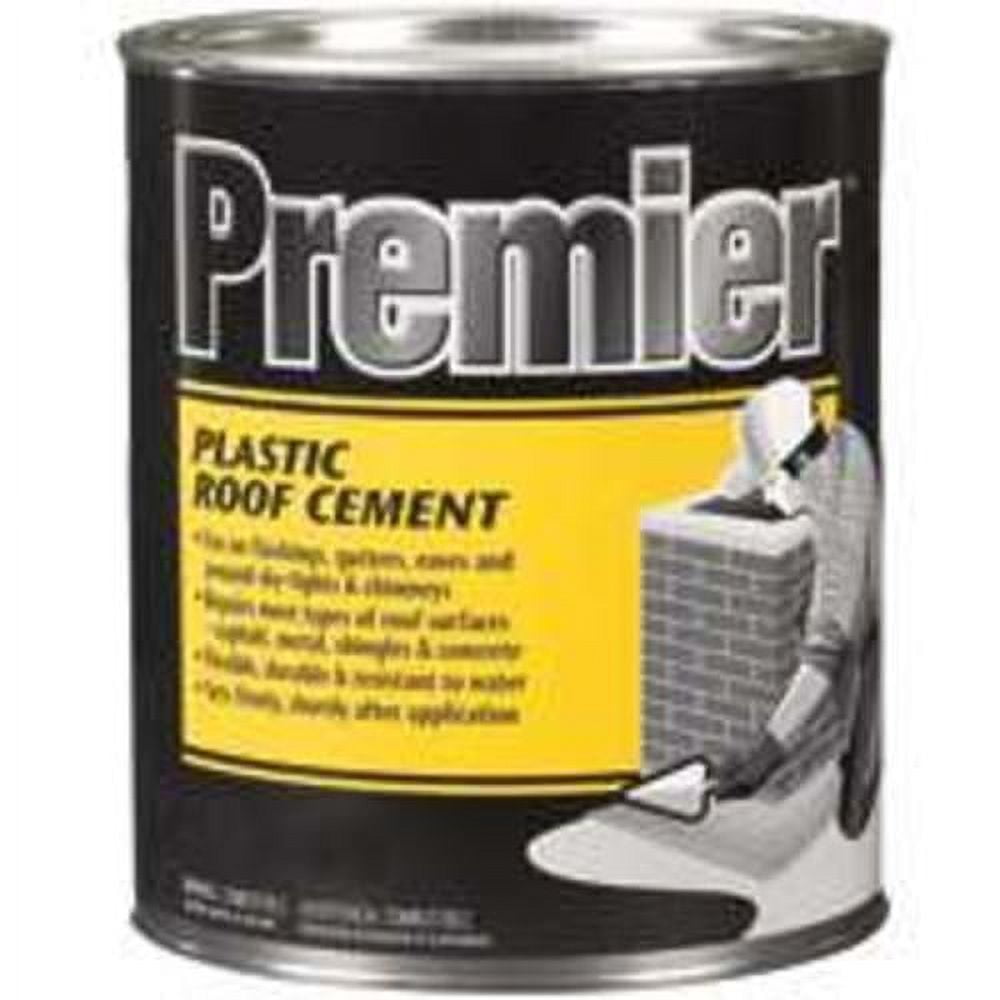 Henry PR300030 Plastic Roof Cement, 1 qt, Can, Black, Liquid