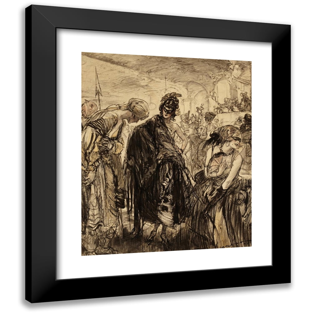Henry Patrick Raleigh 12x14 Black Modern Framed Museum Art Print Titled ...