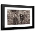 thumbnail image 1 of Henry Patrick Raleigh 14x11 Black Modern Framed Museum Art Print Titled - The Saturday Evening Post Story Illustration (1925), 1 of 5