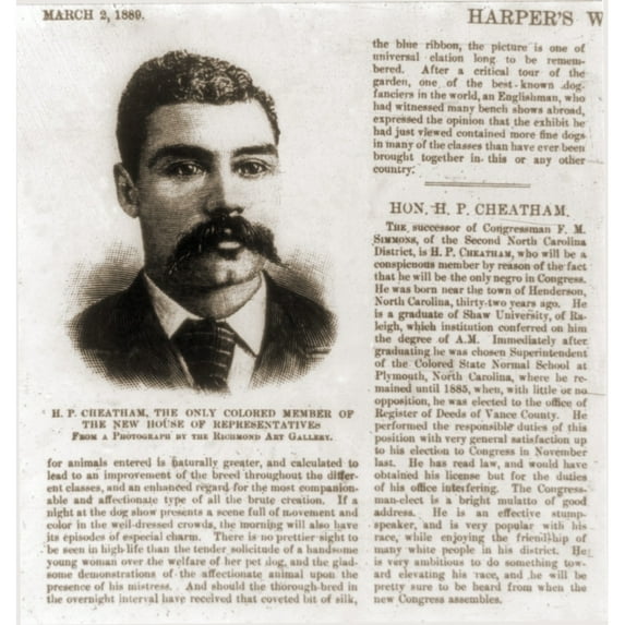 Henry Plummer Cheatham (1857-1935) History (18 x 24)