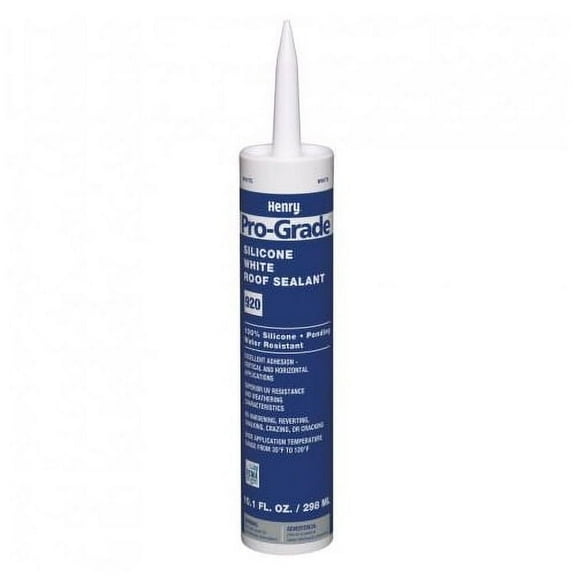 Henry Roofing Sealant, 10.1 oz, Cartridge, White PG920W004