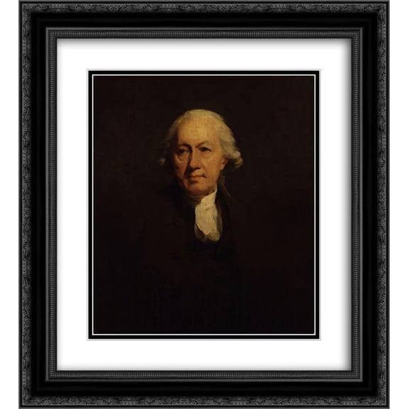 Henry Raeburn 2x Matted 20x24 Black Ornate Framed Art Print 'John Home'