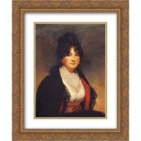 Henry Raeburn 2x Matted 20x24 Gold Ornate Framed Art Print 'Catherine Vorontsova'