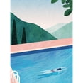 thumbnail image 1 of Henry Rivers Swimming Pool II Canvas Print, 1 of 1