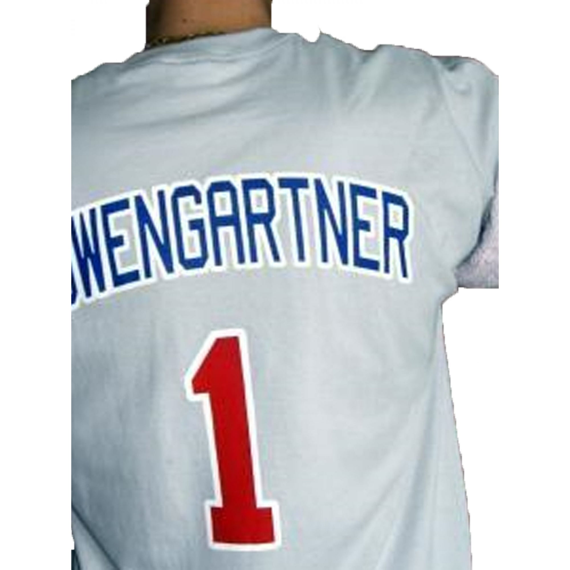 Henry Rowengartner #1 Jersey T-Shirt Rookie of the Year Costume Baseball  Movie