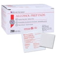 thumbnail image 1 of Henry Schein 2-Ply Alcohol Prep Pads, Sterile 70% Isopropyl Alcohol Wipes, Medium, 200 Count, 1 of 8