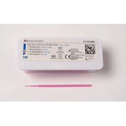 Henry Schein Bendable Micro Applicator, Fine Tip, Disposable, Bendable Neck for Precision Application - Latex-Free Microbrush Swabs for Dental, Medical, and Cosmetic Use - Pink, Pack of 100