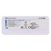 Henry Schein Micro Applicator, Microbrush Mouth Swabs for Medical Use and Dental Care, Pink