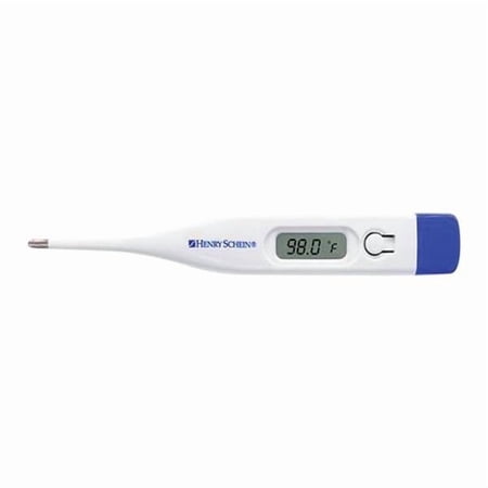 Henry Schein PRO Digital Thermometer Portable 1-Minute Oral Thermometer with Probe Cover